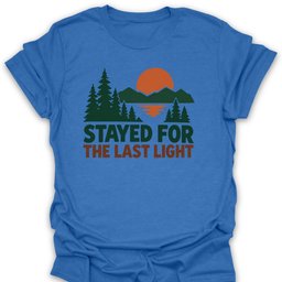 Last Light T Shirt Gift For Hiker
