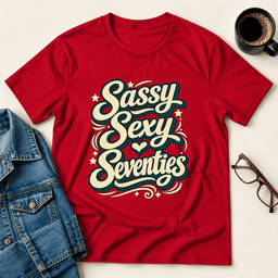 Sassy Sexy And Seventies T Shirt Gift For Adults