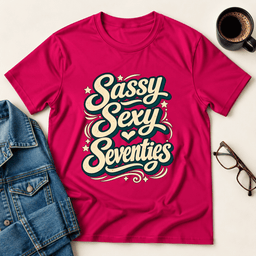 Sassy Sexy And Seventies T Shirt Gift For Adults