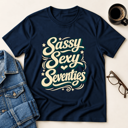 Sassy Sexy And Seventies T Shirt Gift For Adults