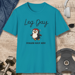 Leg Day Penguin T Shirt Gift For Fitness Lover