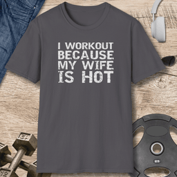My Wife Is Hot T Shirt Gift For Fitness Lover