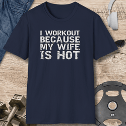 My Wife Is Hot T Shirt Gift For Fitness Lover