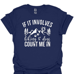 Hiking And Dogs Tee Gift For Hiker
