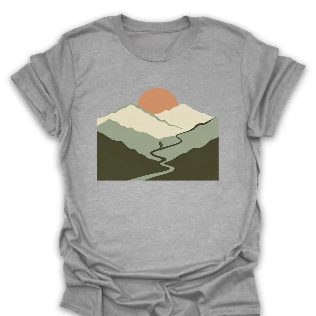 Follow The Trail T Shirt Gift For Hiker