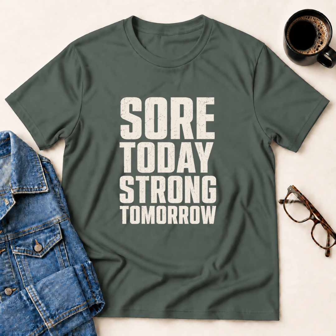 Sore Today Strong Tomorrow T Shirt Gift For Adults
