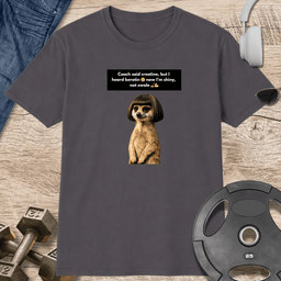 Meerkat Bob Wig T Shirt Gift For Fitness Lover