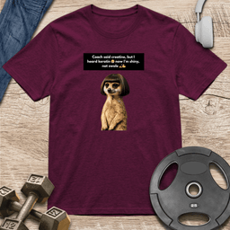 Meerkat Bob Wig T Shirt Gift For Fitness Lover