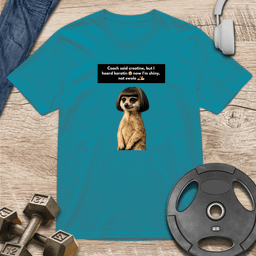 Meerkat Bob Wig T Shirt Gift For Fitness Lover