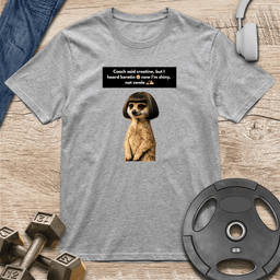 Meerkat Bob Wig T Shirt Gift For Fitness Lover
