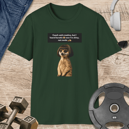 Meerkat Bob Wig T Shirt Gift For Fitness Lover