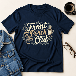 Front Porch Club T Shirt Gift For Adults