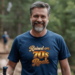 Raised On 70s Rock T Shirt Gift For Adults
