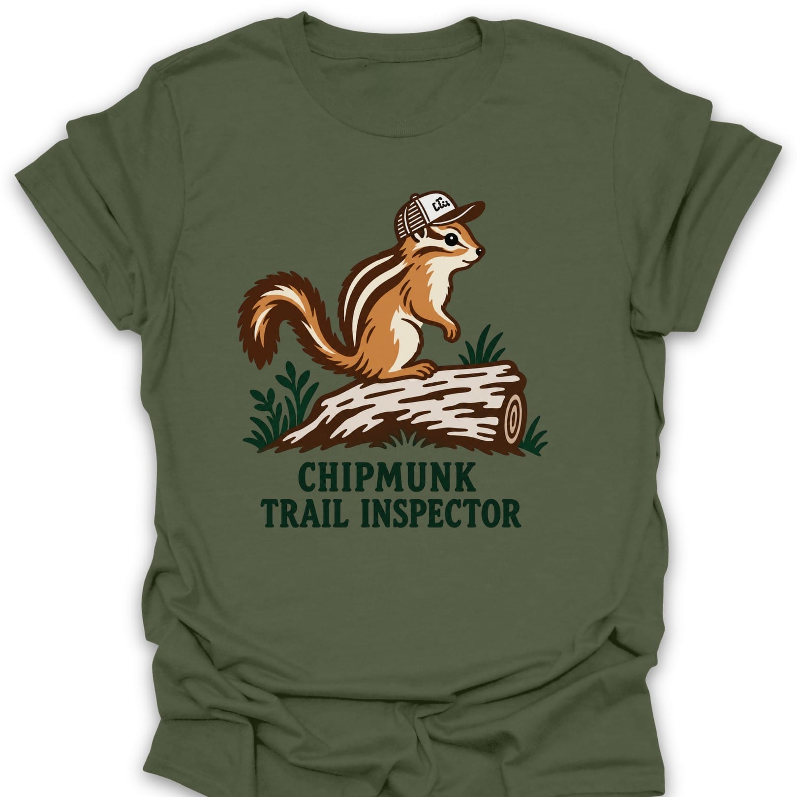 Chipmunk Trail Inspector T Shirt Gift For Hiker