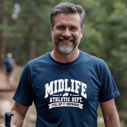 Midlife Athletic Dept Still Got IT Somewhere T Shirt Gift For Adults