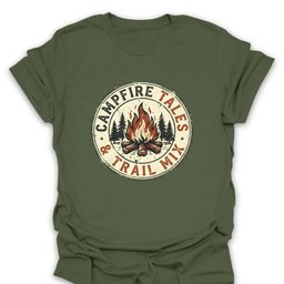Campfire Tales T Shirt Gift For Hiker