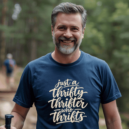 Just A Thrifty Thrifter Who Thrifts T Shirt Gift For Adults