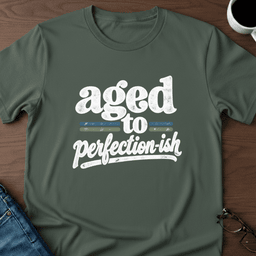 Aged To Perfection Ish T Shirt Gift For Adults