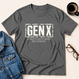 Genx Streetlights Were My Curfew T Shirt Gift For Adults