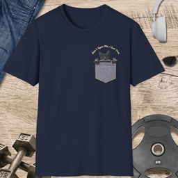 Pocket Cat T Shirt Gift For Fitness Lover