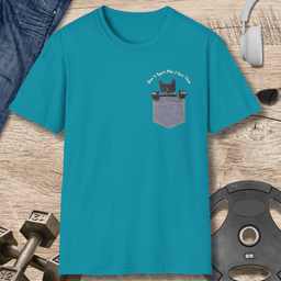 Pocket Cat T Shirt Gift For Fitness Lover