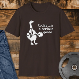 Serious Goose T Shirt Gift For Fitness Lover