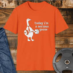 Serious Goose T Shirt Gift For Fitness Lover