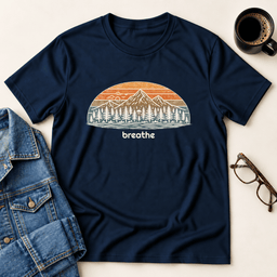 Breathe T Shirt Gift For Adults