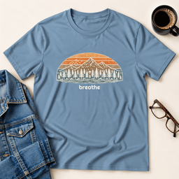 Breathe T Shirt Gift For Adults