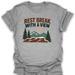 Scenic Rest Day T Shirt Gift For Hiker