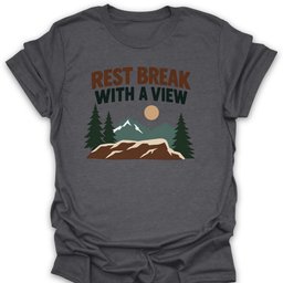 Scenic Rest Day T Shirt Gift For Hiker