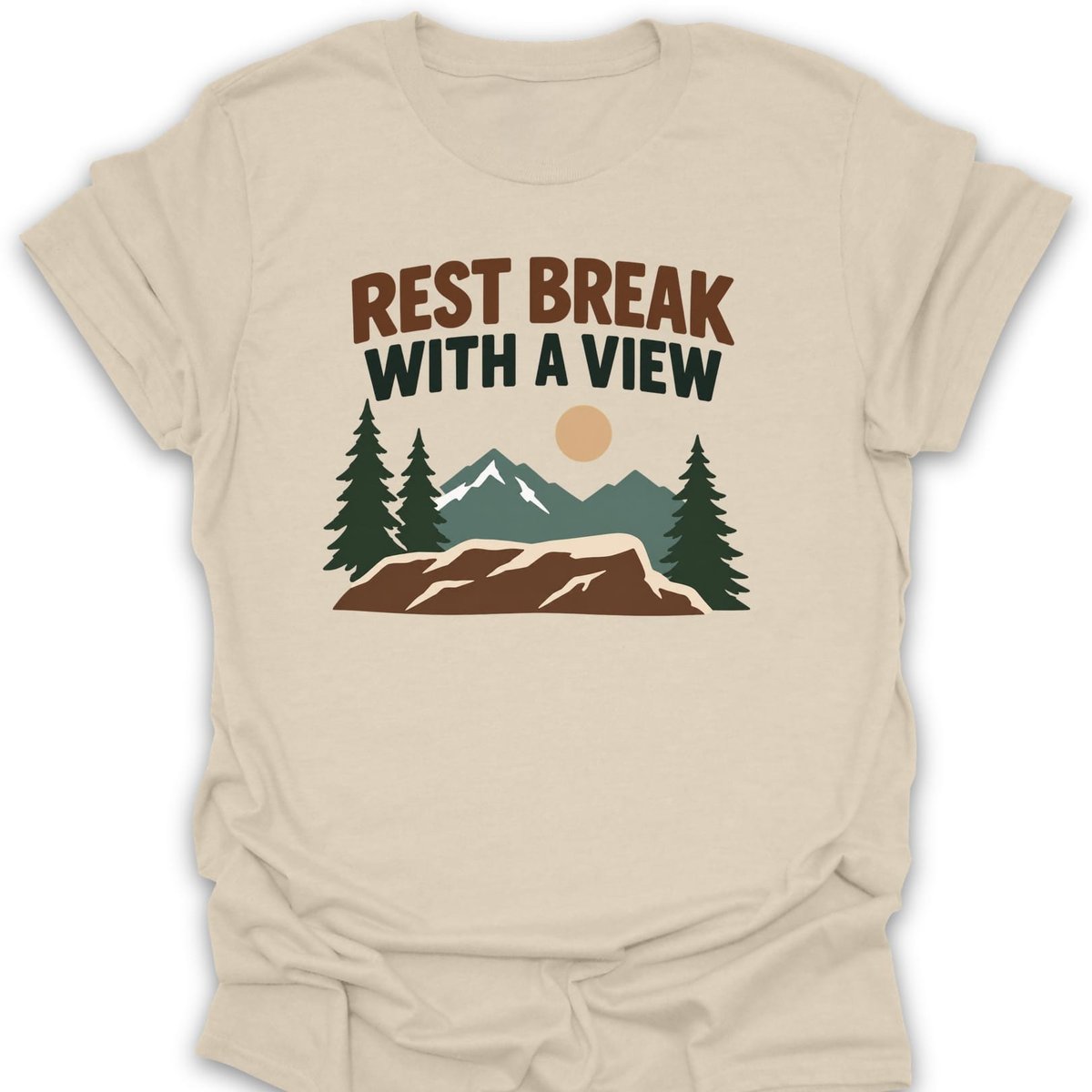 Scenic Rest Day T Shirt Gift For Hiker