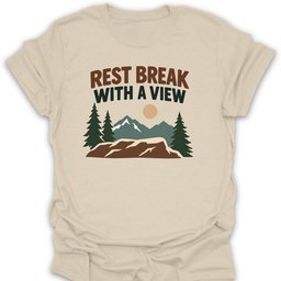 Scenic Rest Day T Shirt Gift For Hiker