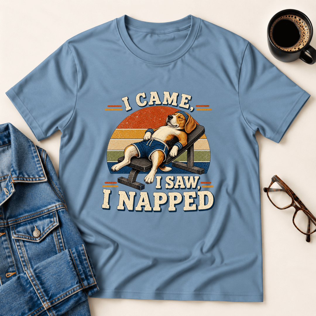 I Came I Saw I Napped T Shirt Gift For Adults