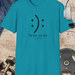 Leg Day Rest Day T Shirt Gift For Fitness Lover