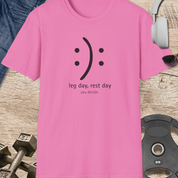 Leg Day Rest Day T Shirt Gift For Fitness Lover