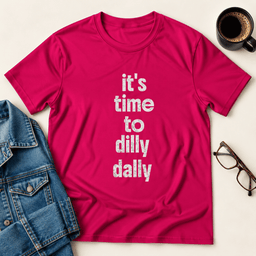 Its Time To Dilly Dally T Shirt Gift For Adults