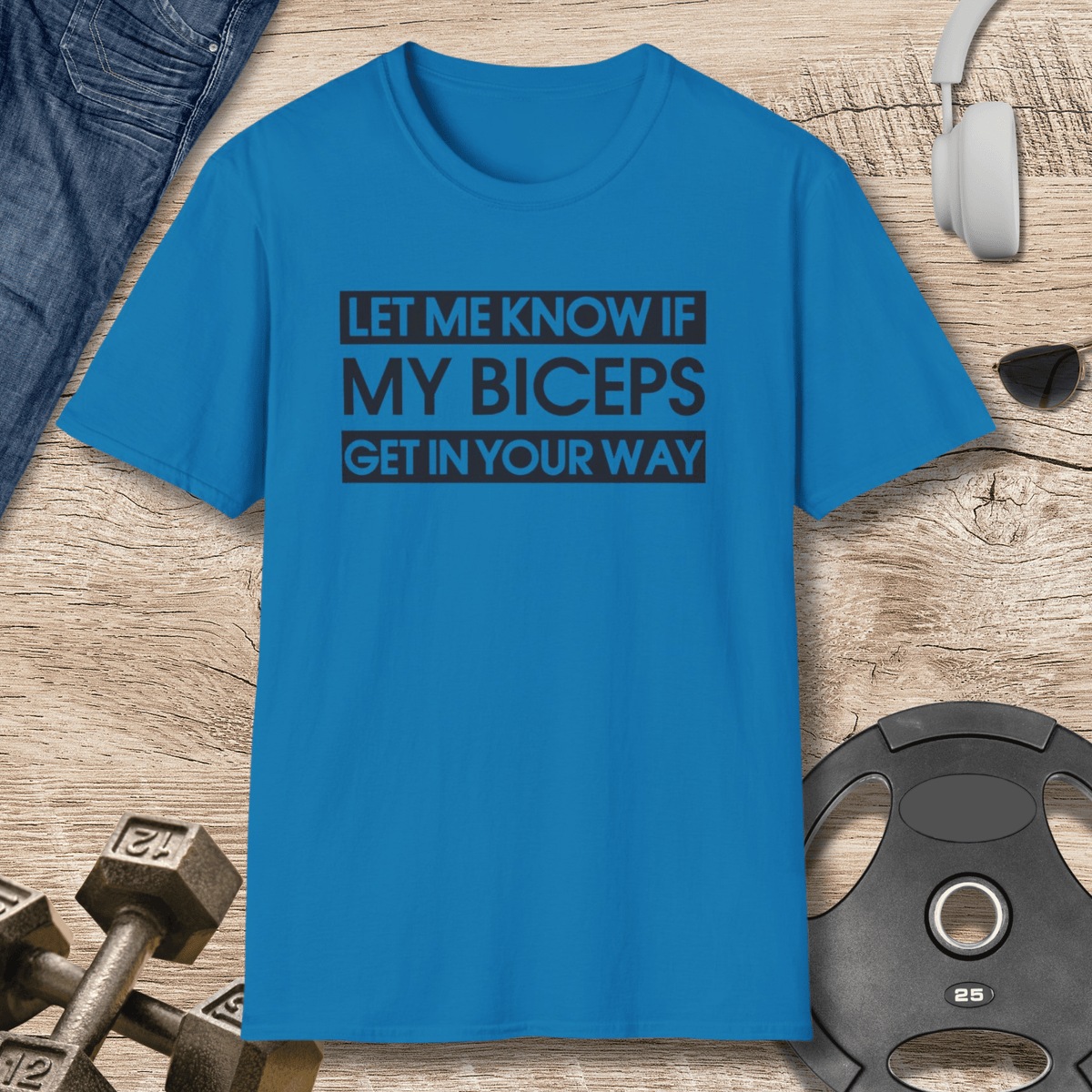 My Biceps T Shirt Gift For Fitness Lover