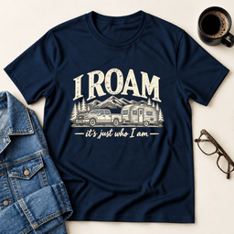 I Roam Its Just Who I Am T Shirt Gift For Adults