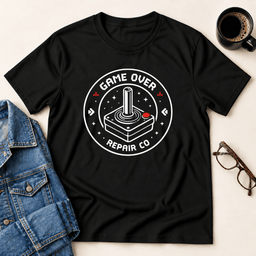 Game Over Repair Co T Shirt Gift For Adults
