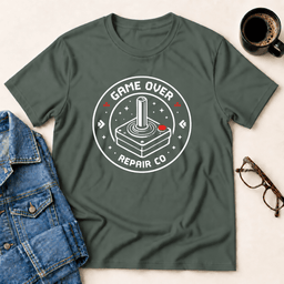 Game Over Repair Co T Shirt Gift For Adults