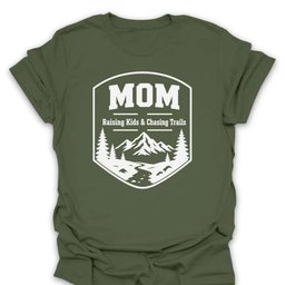 Mom Kids And Trails T Shirt Gift For Mom