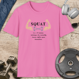 Squat Definition T Shirt Gift For Fitness Lover