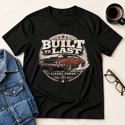 Built To Last T Shirt Gift For Adults