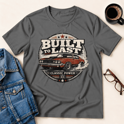 Built To Last T Shirt Gift For Adults