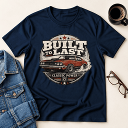Built To Last T Shirt Gift For Adults