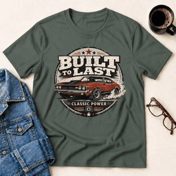 Built To Last T Shirt Gift For Adults