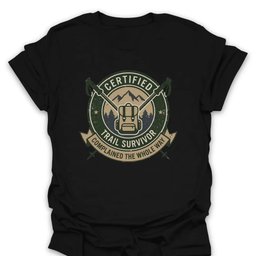 Certified Survivor T Shirt Gift For Hiker