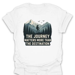 The Journey Matters More T Shirt Gift For Hiker