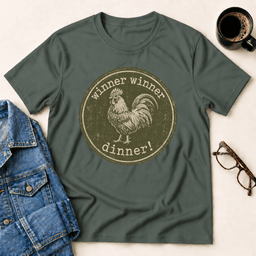 Winner Winner Chicken Dinner T Shirt Gift For Adults